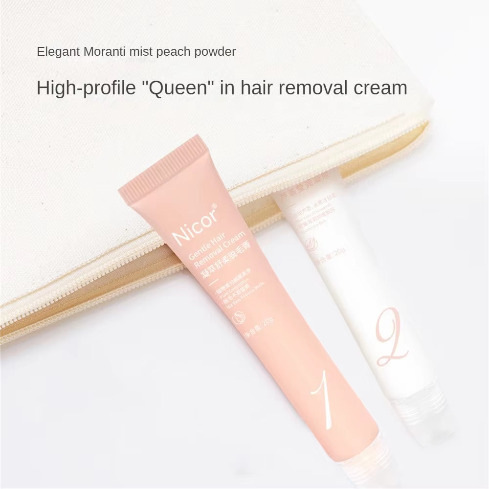 Nicor Lip Hair Removal Cream – Gentle Facial Hair Remover for Men & Women, Smooth Lip & Moustache Area in Minutes